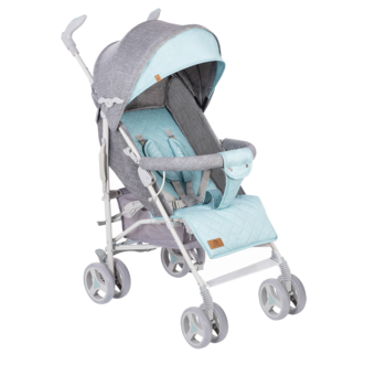 Прогулянковий візок Lionelo Irma Grey Mint, сірий з м'ятним - Pampik - 3