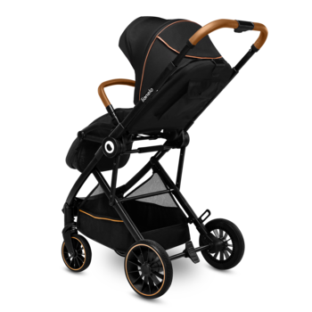 Прогулочная коляска Lionelo Riya Black Onyx, черный - Pampik - 2