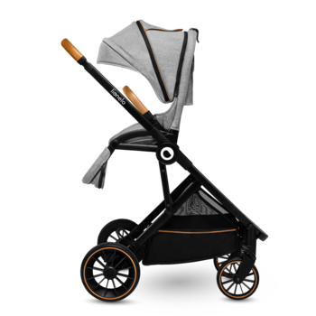 Прогулочная коляска Lionelo Riya Grey Stone, серый - Pampik - 20