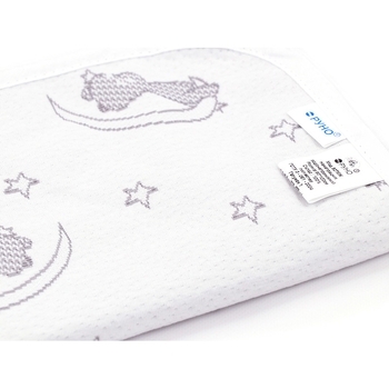 Наматрацник-поверхня Руно Ведмедики, непромокальний, жаккард, 120х60 см, білий (927МЖ) - Pampik - 3