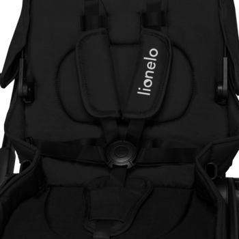 Прогулочная коляска Lionelo Riya Black Onyx, черный - Pampik - 17