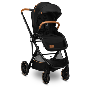 Прогулочная коляска Lionelo Riya Black Onyx, черный - Pampik - 7