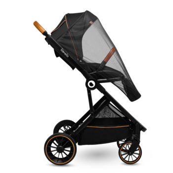 Прогулочная коляска Lionelo Riya Black Onyx, черный - Pampik - 12