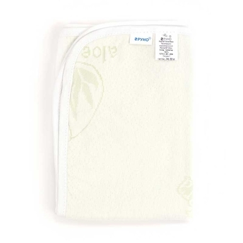 Наматрацник-поверхня Руно Aloe Vera, водонепроникний, жаккард, 120х60 см, молочний (927Aloe Vera) - Pampik