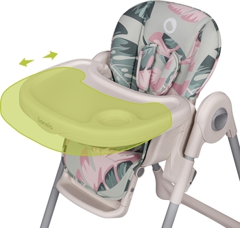 Стульчик для кормления Lionelo Zanna Pink Bubblegum, розовый - Pampik - 14