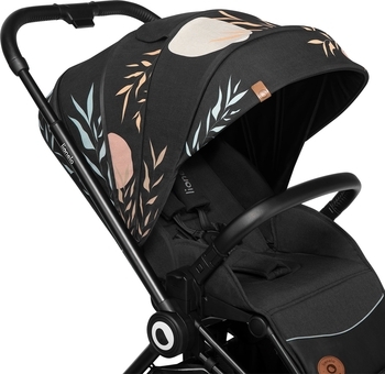 Універсальний візочок 3 в 1 Lionelo Mika Lovin, чорний - Pampik - 14