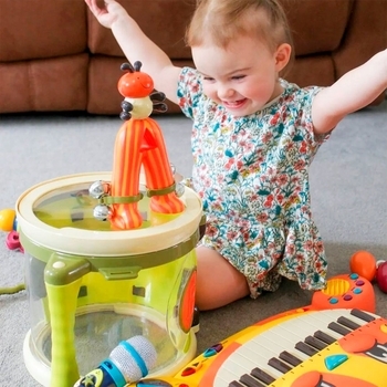 Музична іграшка Battat Парам-Пам-Пам, 7 інструментів в барабані (BX1007Z) - Pampik - 8