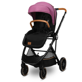 Універсальний візочок 2 в 1 Lionelo Riya 2in1 Pink Violet, рожевий - Pampik - 17