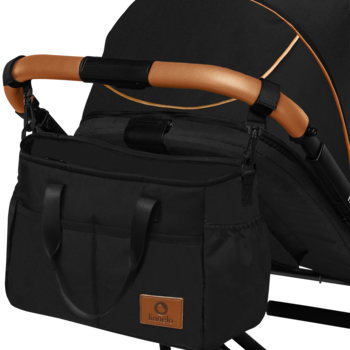 Універсальний візочок 2 в 1 Lionelo Riya 2in1 Black Onyx, чорний - Pampik - 26