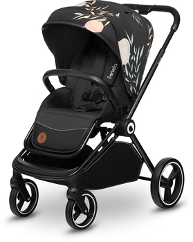 Універсальний візочок 2 в 1 Lionelo Mika Lovin, чорний - Pampik - 4