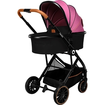 Універсальний візочок 2 в 1 Lionelo Riya 2in1 Pink Violet, рожевий - Pampik