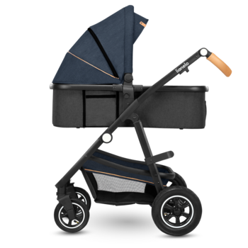 Універсальна коляска 2 в 1 Lionelo Amber 2 Blue Navy, темно-синій - Pampik - 9