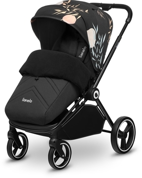 Універсальний візочок 2 в 1 Lionelo Mika Lovin, чорний - Pampik - 5