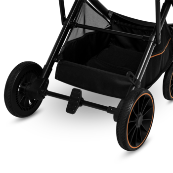 Універсальний візочок 2 в 1 Lionelo Riya 2in1 Black Onyx, чорний - Pampik - 23