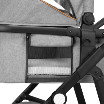 Універсальна коляска 2 в 1 Lionelo Amber 2 Grey Stone, світло-сірий - Pampik - 21