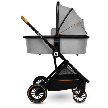 Універсальний візочок 3 в 1 Lionelo Riya 3in1 Grey Stone, сірий - Pampik - 8