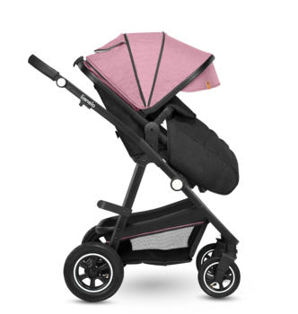 Універсальний візочок 2 в 1 Lionelo Amber Pink Rose, рожевий - Pampik - 9