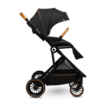 Універсальний візочок 2 в 1 Lionelo Riya 2in1 Black Onyx, чорний - Pampik - 31