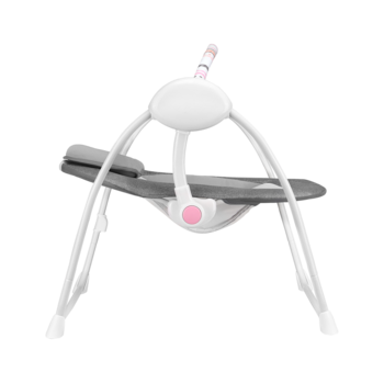 Крісло-гойдалка Lionelo Ruben Grey Rose, сірий - Pampik - 4