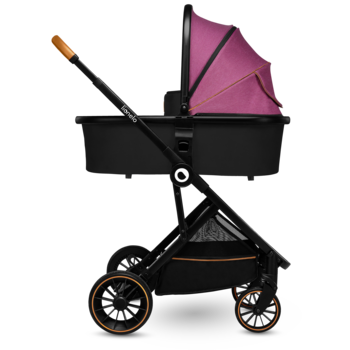Універсальний візочок 2 в 1 Lionelo Riya 2in1 Pink Violet, рожевий - Pampik - 8