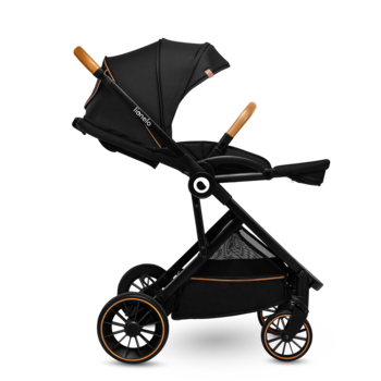 Універсальний візочок 3 в 1 Lionelo Riya 3in1 Black Onyx, чорний - Pampik - 23