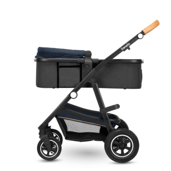 Універсальна коляска 2 в 1 Lionelo Amber 2 Blue Navy, темно-синій - Pampik - 11