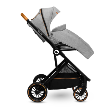Універсальний візочок 3 в 1 Lionelo Riya 3in1 Grey Stone, сірий - Pampik - 2