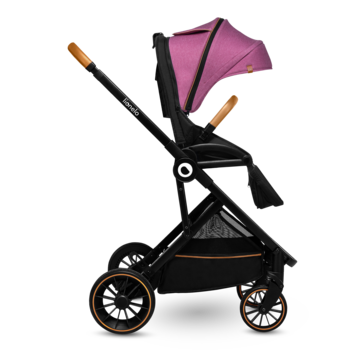 Універсальний візочок 2 в 1 Lionelo Riya 2in1 Pink Violet, рожевий - Pampik - 18
