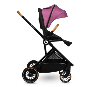 Універсальний візочок 2 в 1 Lionelo Riya 2in1 Pink Violet, рожевий - Pampik - 20