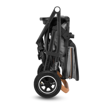 Універсальна коляска 2 в 1 Lionelo Amber 2 Grey Stone, світло-сірий - Pampik - 12