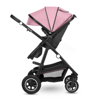 Універсальний візочок 2 в 1 Lionelo Amber Pink Rose, рожевий - Pampik - 10