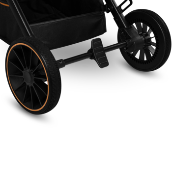 Універсальний візочок 2 в 1 Lionelo Riya 2in1 Black Onyx, чорний - Pampik - 25