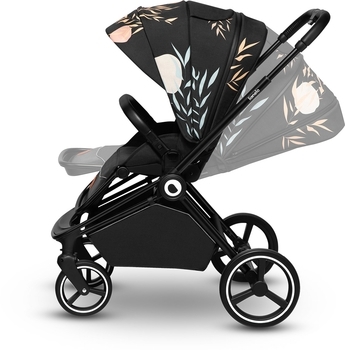 Універсальний візочок 2 в 1 Lionelo Mika Lovin, чорний - Pampik - 8