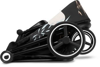 Універсальний візочок 3 в 1 Lionelo Mika Lovin, чорний - Pampik - 22