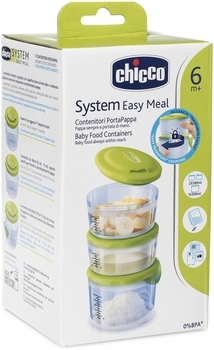 Набір контейнерів Chicco Easy Meal 3 шт. (07658.00.00) - Pampik - 3