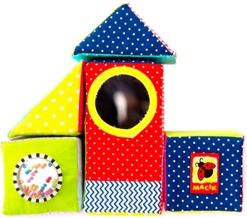 Набір м'яких кубиків Масік М'який конструктор (МС 090602-01) - Pampik - 3