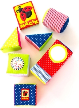 Набір м'яких кубиків Масік М'який конструктор (МС 090602-01) - Pampik - 7