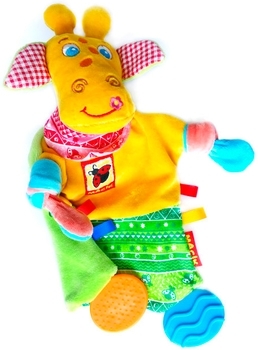 Іграшка-прорізувач Масік Зоо Жираф Бешкетник (МС 160201-01) - Pampik - 2