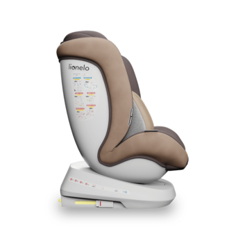 Автокрісло Lionelo Bastiaan One Beige Chocolate, коричневий - Pampik - 2