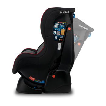 Автокресло Lionelo Liam Sporty Black, черный - Pampik - 4