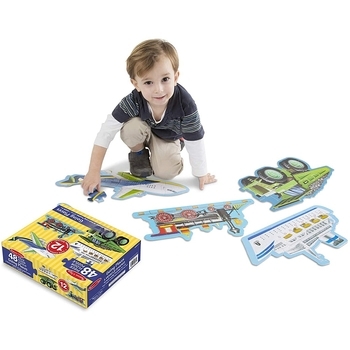 Мега-пазл Melissa&Doug Транспорт, 48 ел. (MD432) - Pampik - 3