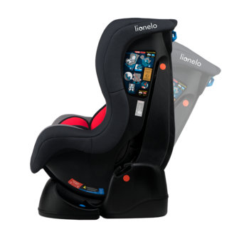 Автокресло Lionelo Liam Carmine Red, красный - Pampik - 6