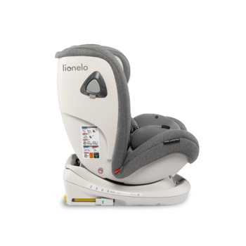 Автокресло Lionelo Bastiaan RWF Stone, серый - Pampik - 8