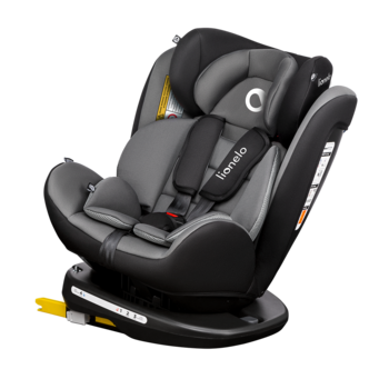 Автокресло Lionelo Bastiaan Grey, black base, серый - Pampik - 6
