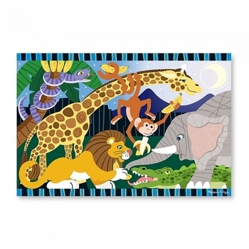 Мега-пазл Melissa&Doug Сафари, 24 ел. (MD4423) - Pampik