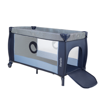 Ліжечко-манеж Lionelo Sven Plus Blue Navy, синій - Pampik - 5