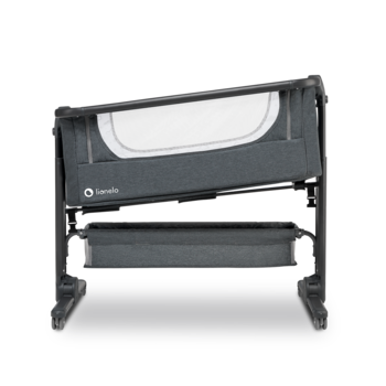 Ліжечко приставне Lionelo Timon, темно-сірий - Pampik - 3