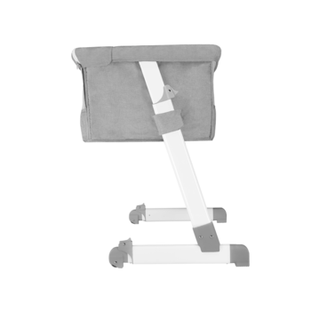 Кроватка приставная Lionelo Theo Concrete, серый - Pampik - 4