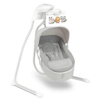 Колисальний центр Lionelo Henny Grey Dove, сірий - Pampik - 2