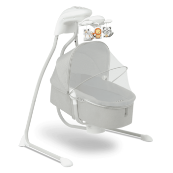 Колисальний центр Lionelo Henny Grey Dove, сірий - Pampik - 9